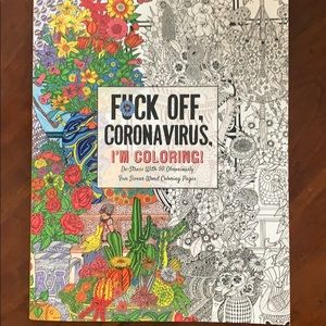 “Fuck off Coronavirus”, Adult Coloring Book